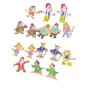 Chip Dale Rescue Rangers Mini  Disney Vintage‎ 90's Happy Meal Toys Lot of 16